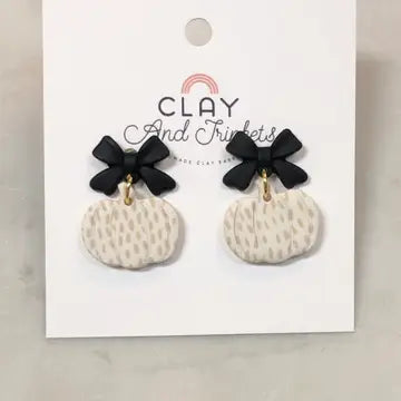 Pumpkin Dangle Earrings