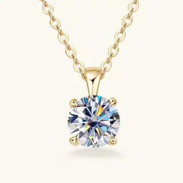 Moissanite Pendant Necklace