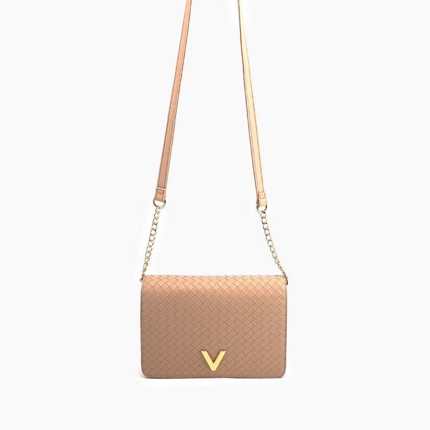 Haven Flap Woven Crossbody Bag