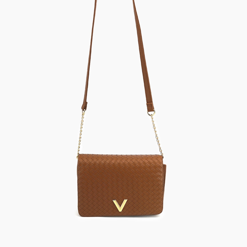 Haven Flap Woven Crossbody Bag