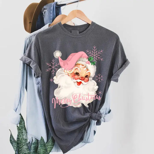 Merry Christmas Vintage Santa Claus Tee