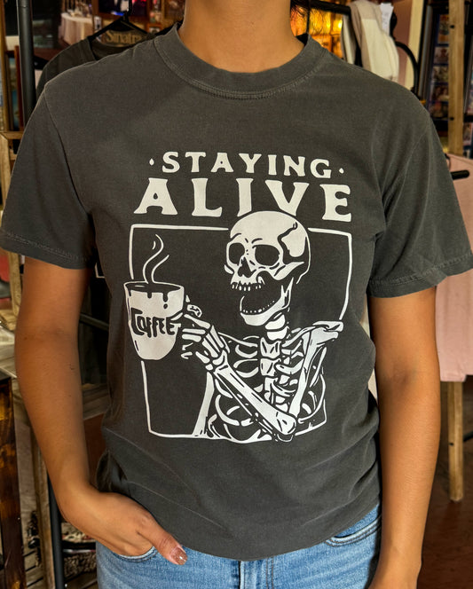 Staying Alive Graphic Tee